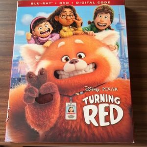 This is a Blu-RayDisc Turning Red movie brand new